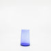 translucent blue moroccan drinking glass