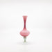 vintage pink and white opaline vase
