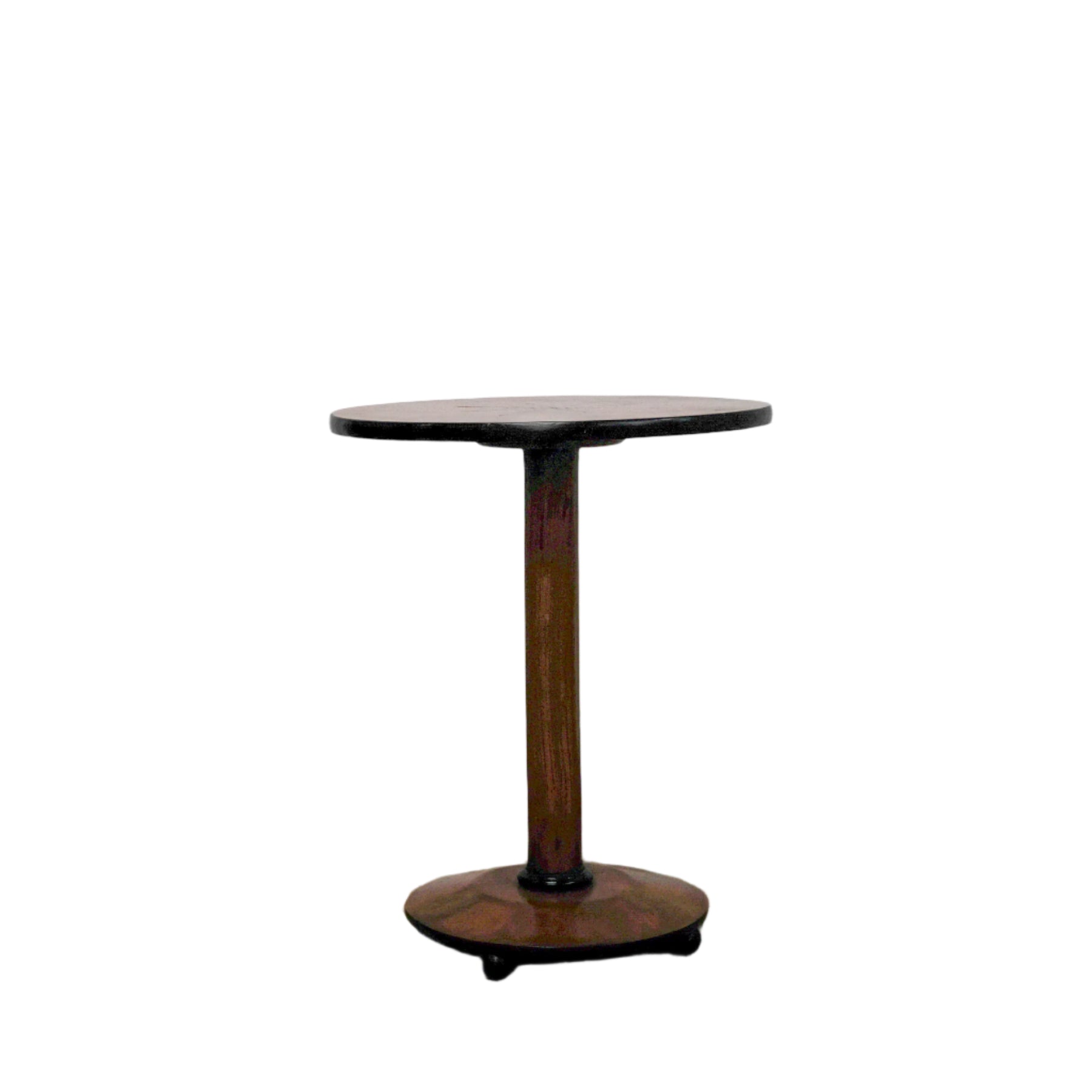 side view of antique Italian table