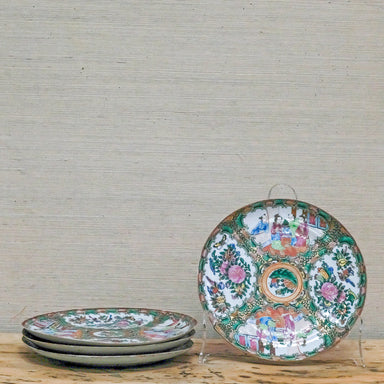 porcelain plates with chinoiserie design