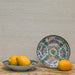 porcelain plates displayed with lemons