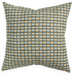 Decorative pillow with a checkered pattern on a white background