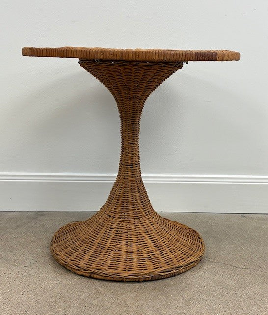 Wicker Tulip Table