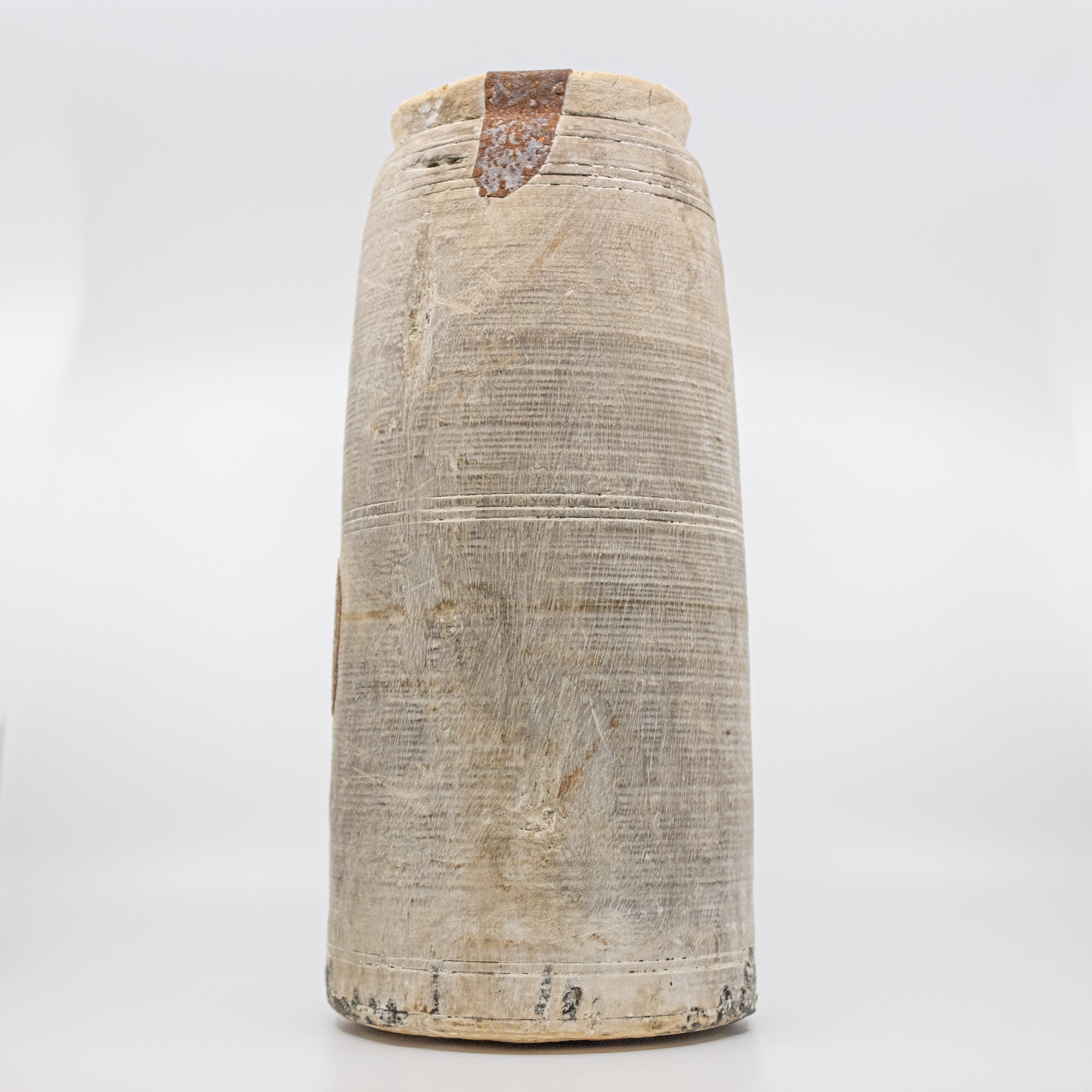 Carved Wooden Vessel