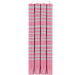 pink and grey striped candles
