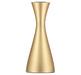 wood candleholder in gold