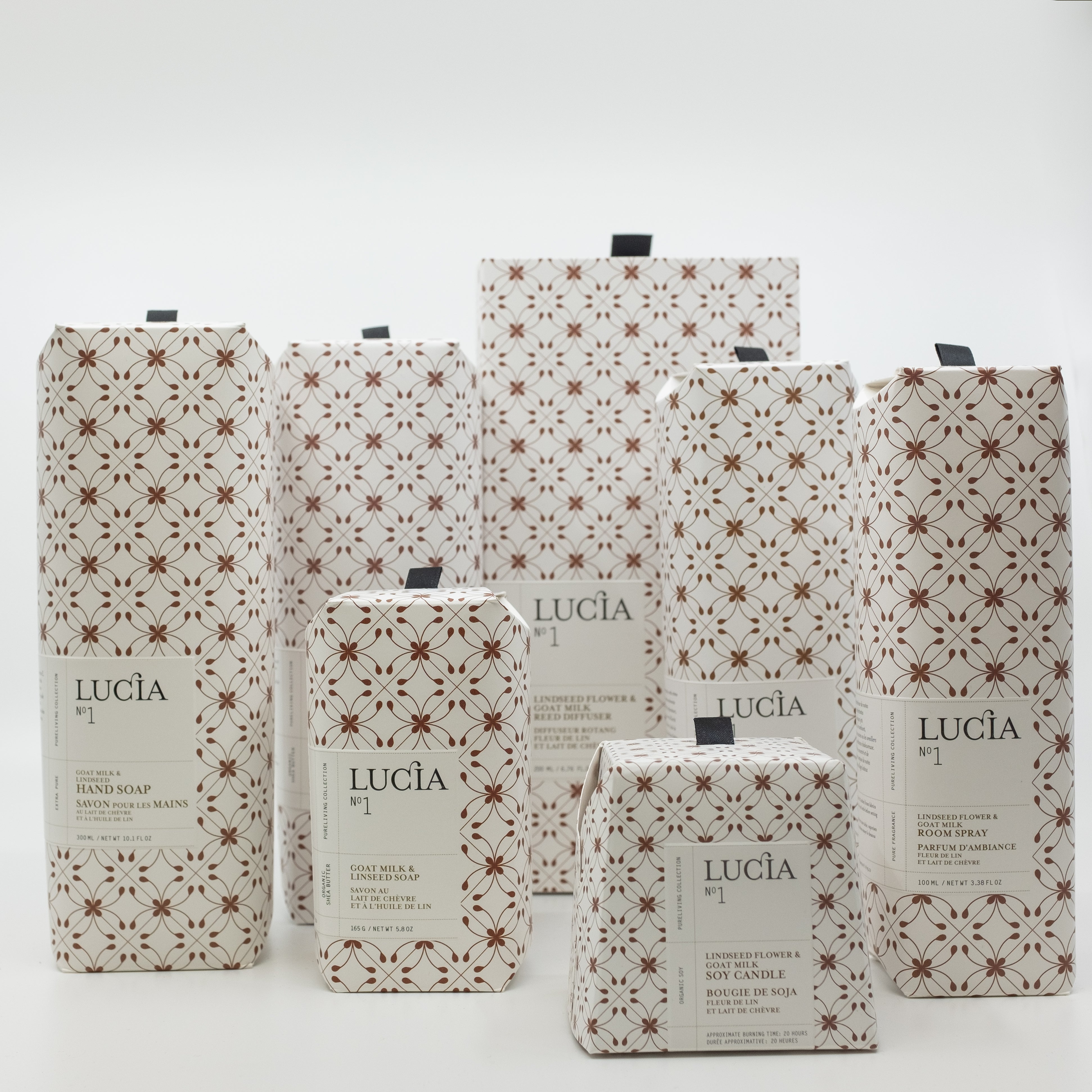 Lucia Linseed Flower & Goat Milk Hand Soap