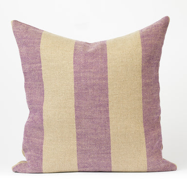 striped linen pillows