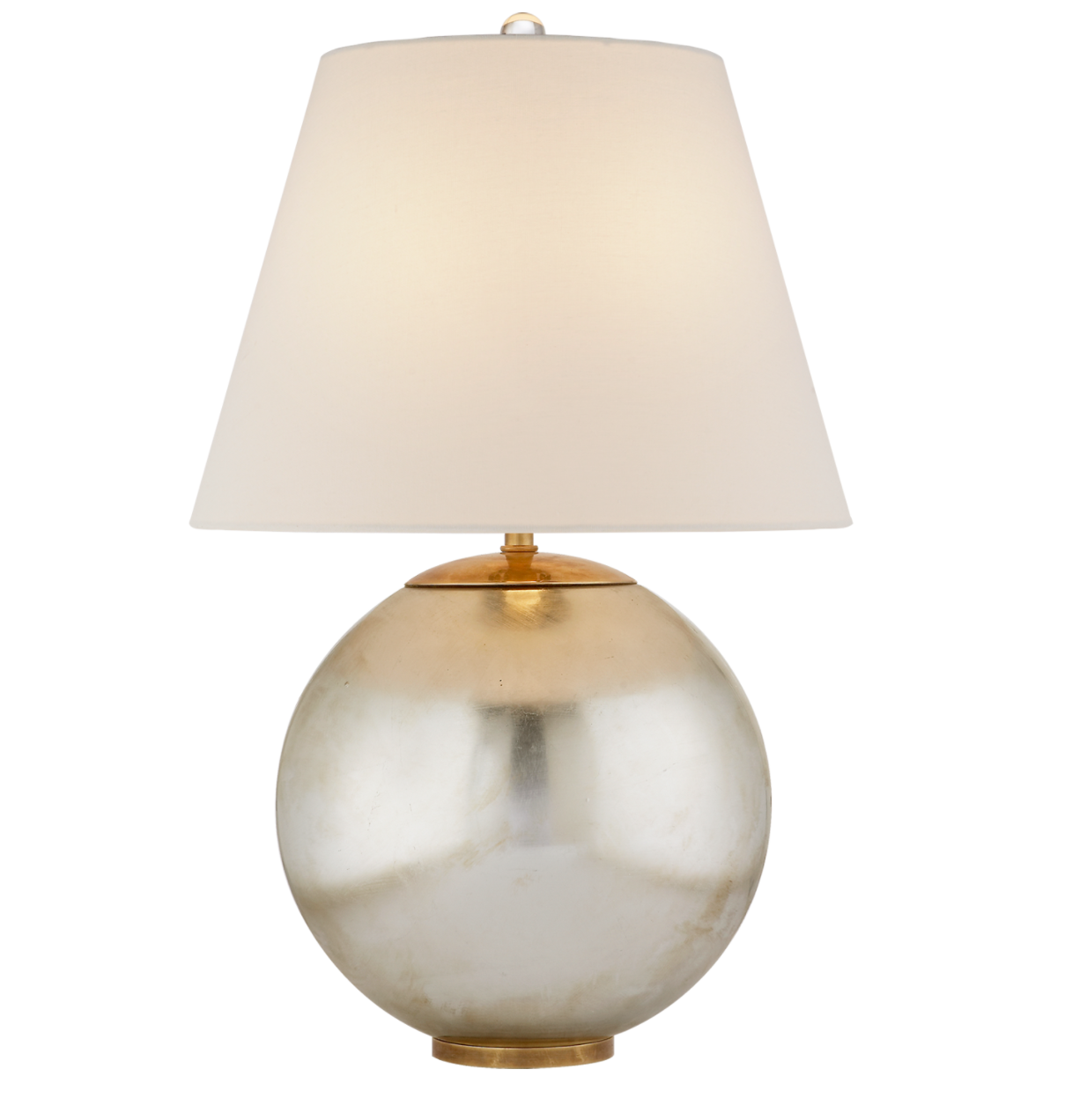 Visual Comfort Morton Table lamp in silver leaf