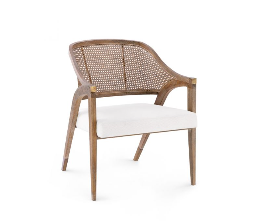 cane-back lounge chair