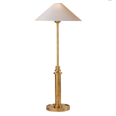 brass adjustable height lamp