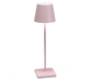 pale pink LED cordless lamp