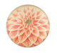 pink dahlia decoupage dome paperweight from john derian