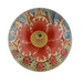 floral chintz pattern in red, yellow and blue decoupaged dome paperweight from John Derian