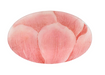 pink poppy decoupage oval plate