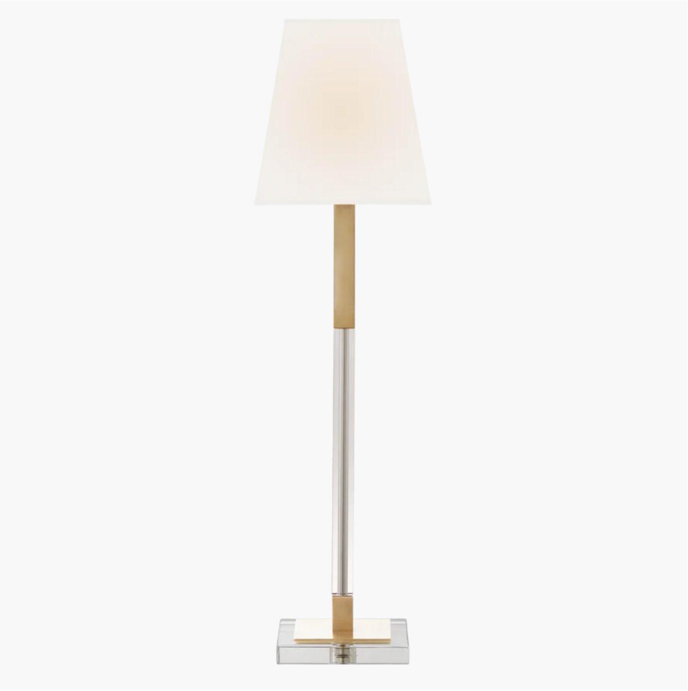 crystal and brass buffet lamp from Visual Comfort & Co.