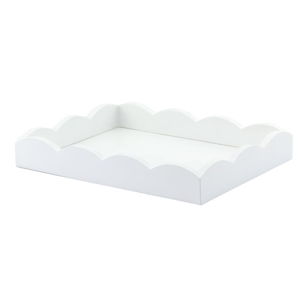 white lacquer tray no handles