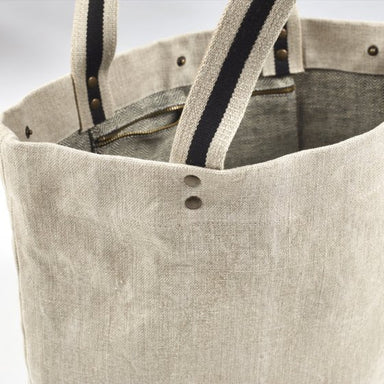 linen shoulder bag