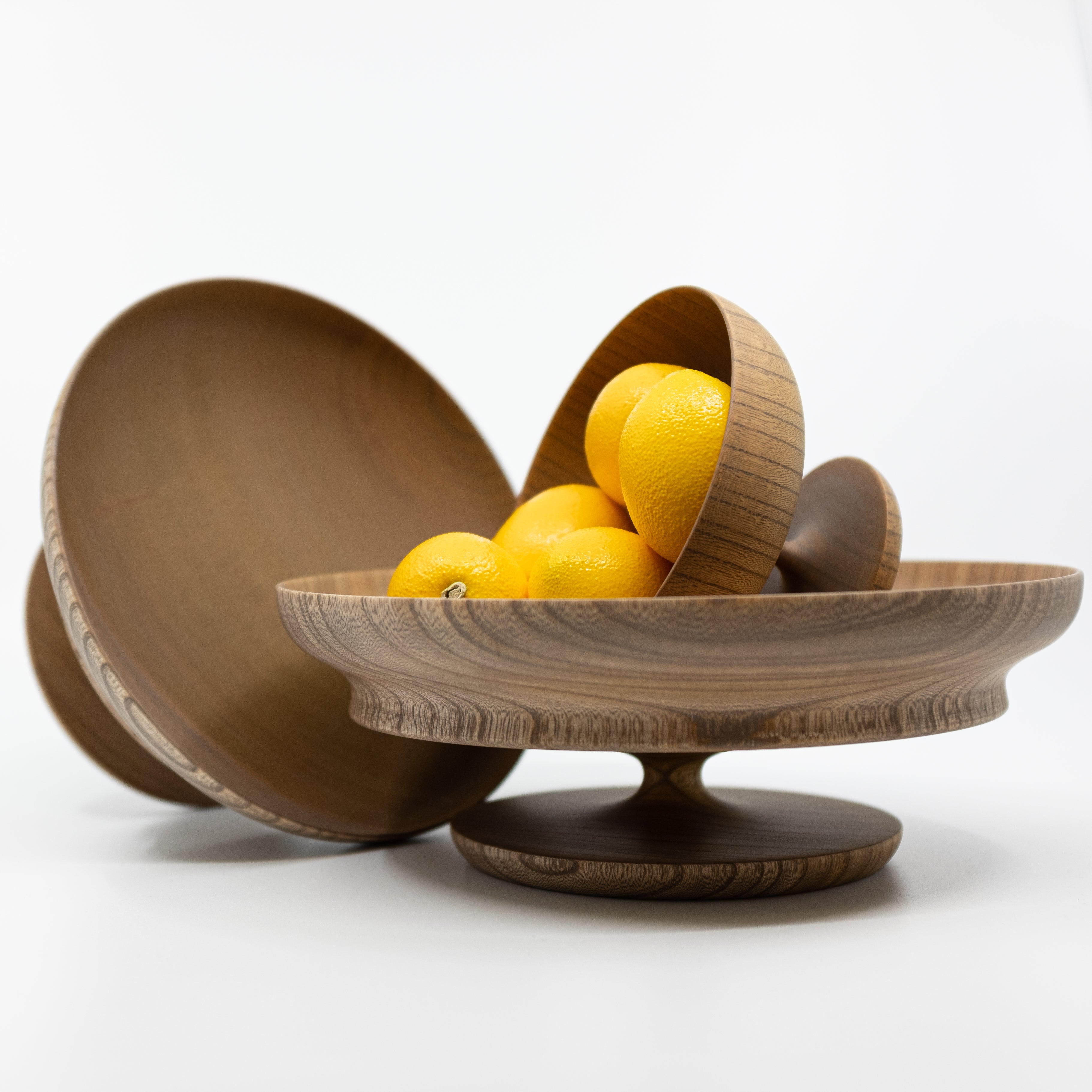Japanese turned wood bowls
