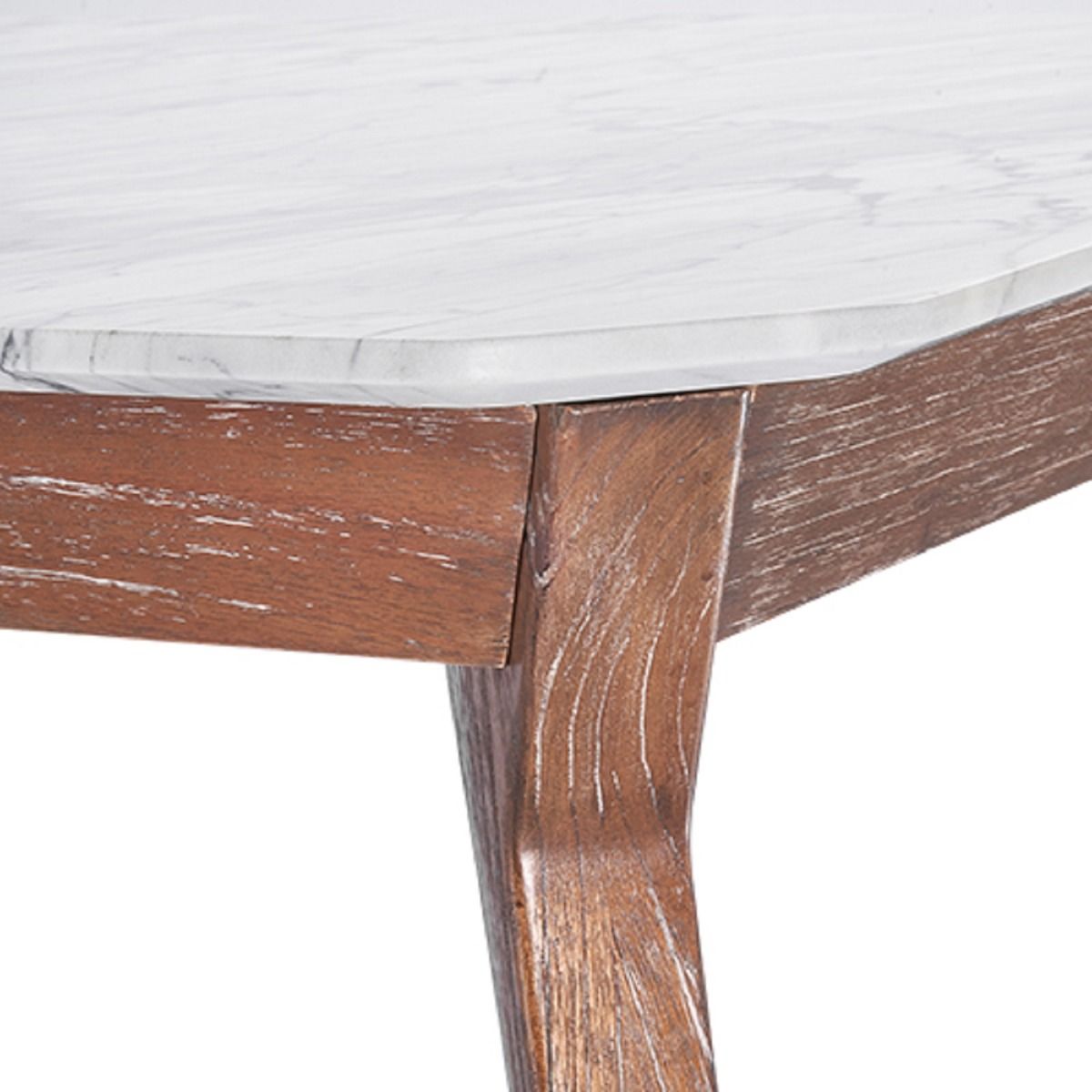 mahogany and marble table